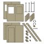 Tomytec Little Armory LD023 Chute House A Plastic Model Kit