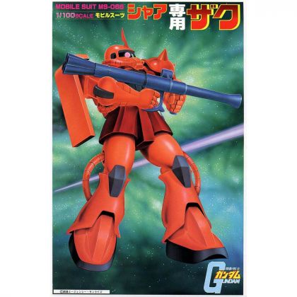 BANDAI 1/100 MOBILE SUIT GUNDAM - MS-06S CHAR's ZAKU II Model Kit Figure(Gunpla)