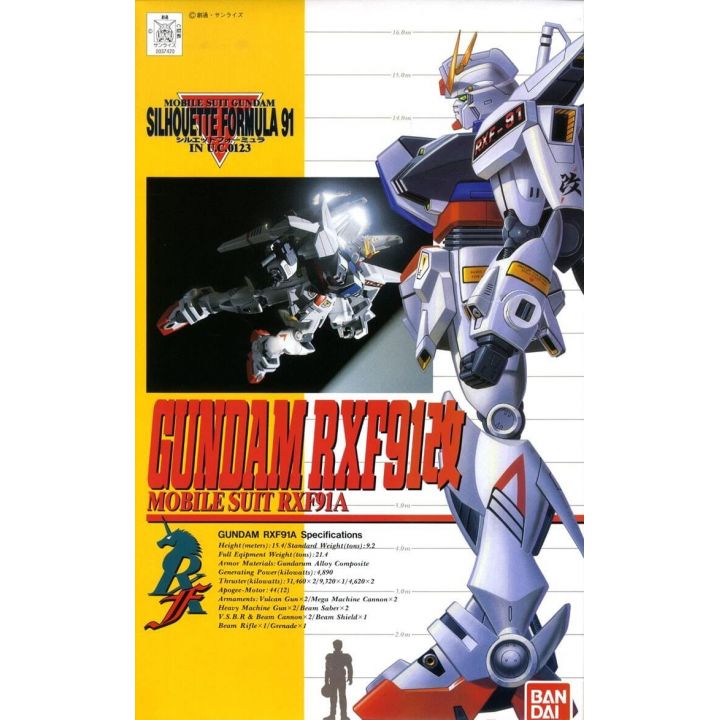 BANDAI 1/100 MOBILE SUIT GUNDAM SILHOUETTE FORMULA 91 - GUNDAM RXF91 KAI Model Kit Figure(Gunpla)