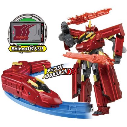 TAKARA TOMY - Plarail Shinkansen Henkei Robo - Shinkalion DXS 13 - Schwarzer Shinkalion Kurenai
