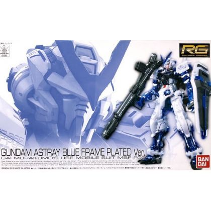 BANDAI MOBILE SUIT GUNDAM SEED ASTRAY - Real Grade RG GUNDAM ASTRAY BLUE FRAME (Plating ver) Model Kit Figure (Gunpla)