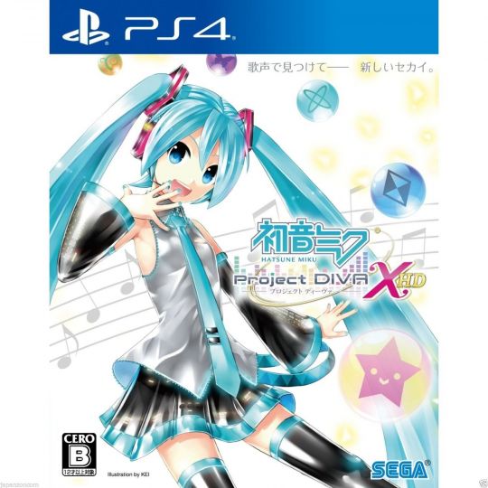 Hatsune Miku Projekt DIVA X HD SONY PS4 PLAYSTATION 4 JAPANISCH