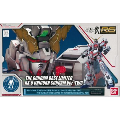 BANDAI MOBILE SUIT GUNDAM UC - Real Grade RG UNICORN GUNDAM TWC Ver. (GUNDAM BASE LIMITED) Model Kit Figure (Gunpla)