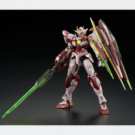 BANDAI MOBILE SUIT GUNDAM 00 - Real Grade RG 00 QAN[T] (TRANS-AM MODE)(Metallic Gloss Injection) Model Kit Figure (Gunpla)