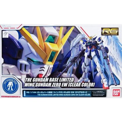 BANDAI MOBILE SUIT GUNDAM W - Real Grade RG WING GUNDAM ZERO EW (CLEAR COLOR)(GUNDAM BASE LIMITED) Model Kit Figure (Gunpla)