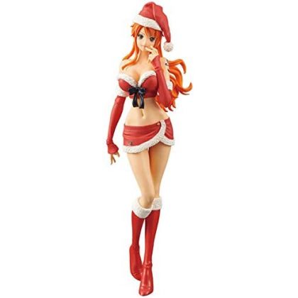 BANDAI Banpresto - One Piece - GLITTER＆GLAMOURS Nami CHRISTMAS STYLE Figure Red Color