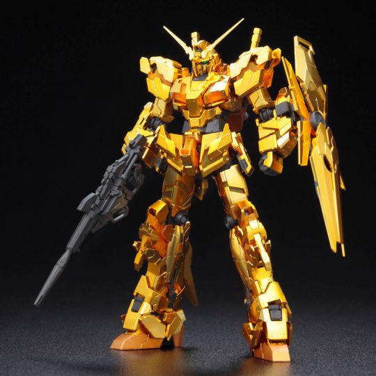 BANDAI MOBILE SUIT GUNDAM UC - Real Grade RG UNICORN GUNDAM (GOLD COATING) (GUNDAM BASE LIMITED) Model Kit Figure (Gunpla)