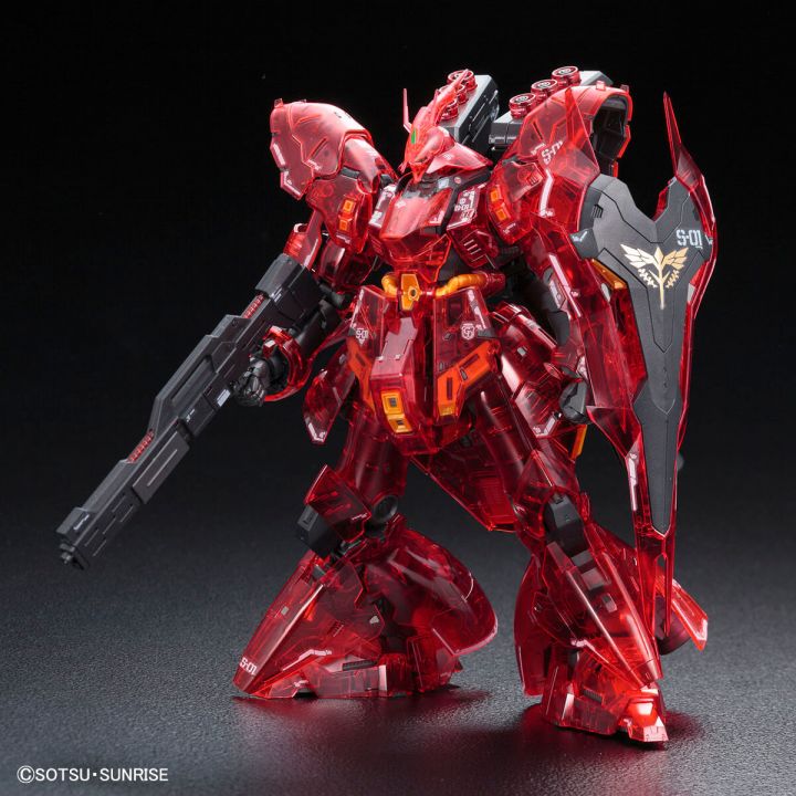 BANDAI MOBILE SUIT GUNDAM Char's Counterattack - Real Grade RG SAZABI (CLEAR COLOR) Model Kit Figure (Gunpla)