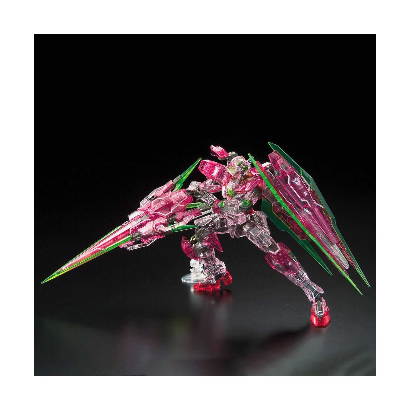 バンダイスピリッツ Rg 機動戦士ガンダム00 ダブルオークアンタフルセイバー トランザムクリア ガンプラ