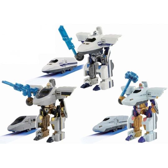 TAKARA TOMY - Plarail Shinkansen Henkei Robo - Shinkalion DXS 10 - Set Shinkalion Trinity