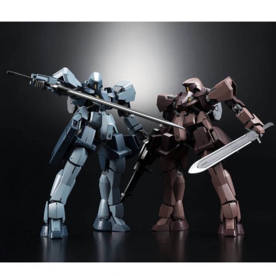 BANDAI Mobile Suit Gundam Iron-Blooded Orphans - High Grade GRAZE (GROUND TYPE) TWIN SET Model Kit Figure (Gunpla)