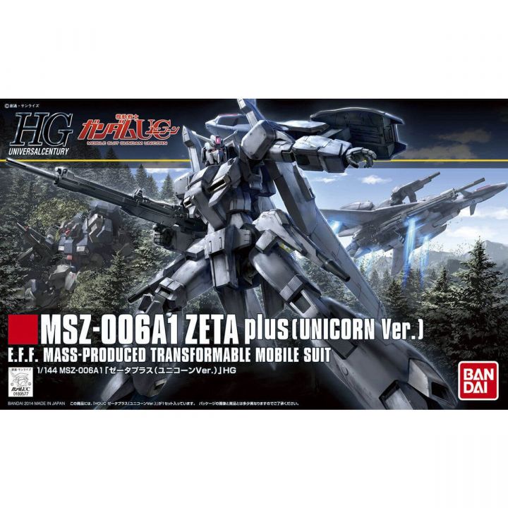 BANDAI Mobile Suit Gundam UC - HGUC High Grade ZETA Plus (UNICORN VER.) Model Kit Figure (Gunpla)