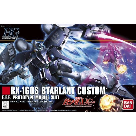 BANDAI Mobile Suit Gundam UC - HGUC High Grade BYARLANT CUSTOM Model Kit Figure (Gunpla)