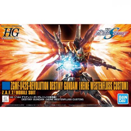 BANDAI Mobile Suit Gundam SEED DESTINY - High Grade HGCE DESTINY GUNDAM (HEINE WESTENFLUSS CUSTOM) Model Kit Figure (Gunpla)