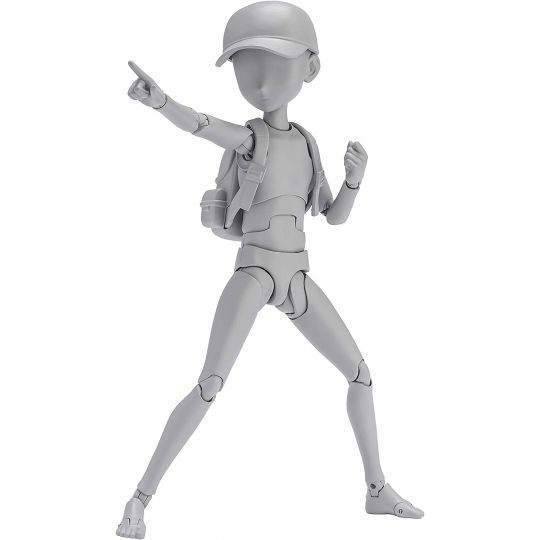 BANDAI SPIRITS - S.H.Figuarts Body-kun -Ken Sugimori- Edition DX Set (Gray Color Ver.)