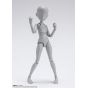 BANDAI SPIRITS - S.H.Figuarts Body-chan -Ken Sugimori- Edition DX Set (Gray Color Ver.)