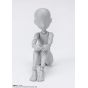 BANDAI SPIRITS - S.H.Figuarts Body-chan -Ken Sugimori- Edition DX Set (Gray Color Ver.)