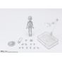BANDAI SPIRITS - S.H.Figuarts Body-chan -Ken Sugimori- Edition DX Set (Gray Color Ver.)