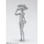 BANDAI SPIRITS - S.H.Figuarts Body-chan -Ken Sugimori- Edition DX Set (Gray Color Ver.)