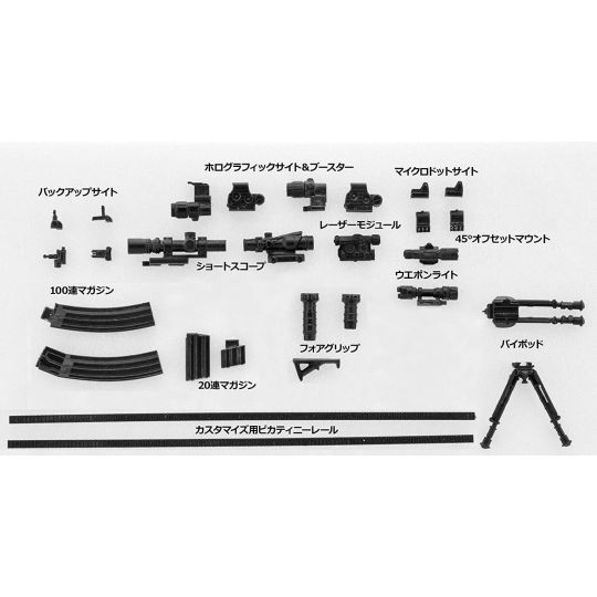 TOMYTEC Little Armory LD020 Guns Accessories A Plastic Model Kit