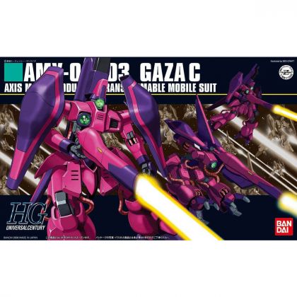 BANDAI HGUC Mobile Suit Z Gundam - High Grade GAZA-C Model Kit Figure (Gunpla)
