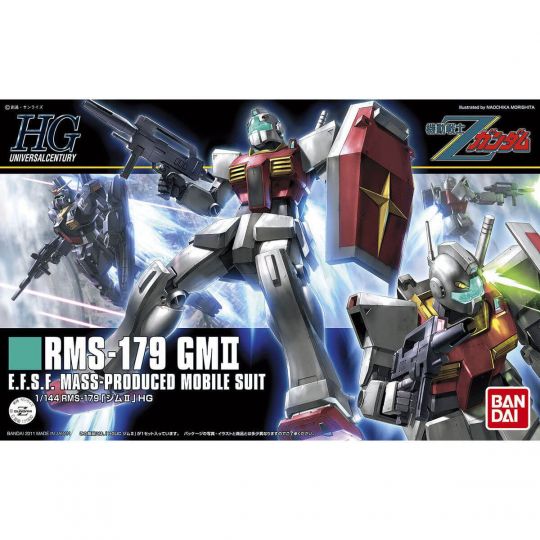 BANDAI HGUC Mobile Suit Z Gundam - High Grade GM II Model Kit Figure (Gunpla)