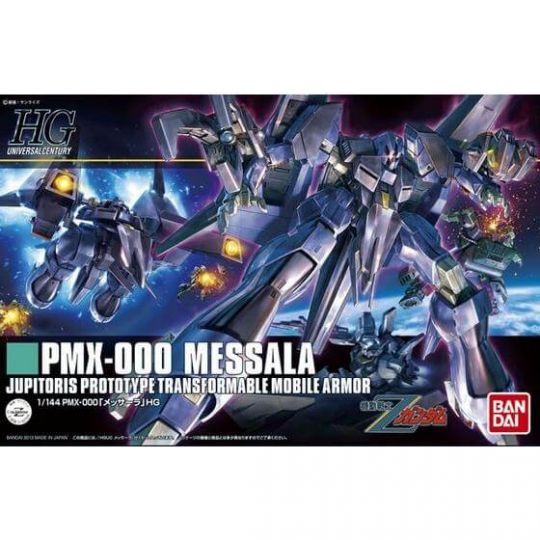 BANDAI HGUC Mobile Suit Z Gundam - Alta qualità MESSALA Modello Kit Figura (Gunpla)