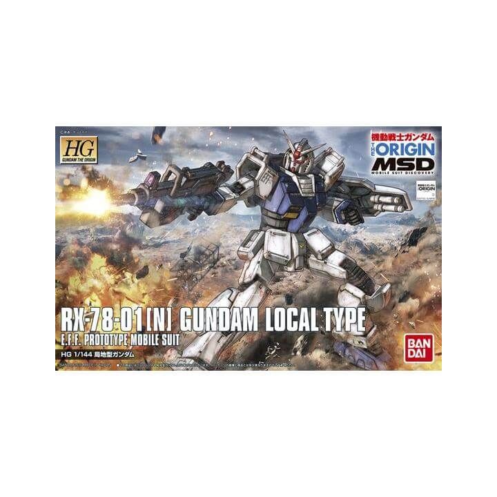 BANDAI HG Mobile Suit Gundam THE ORIGIN MSD - High Grade GUNDAM LOCAL TYPE Model Kit Figure (Gunpla)