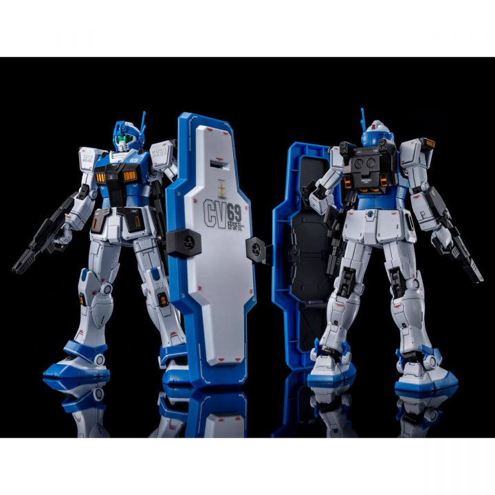 BANDAI HG Mobile Suit Gundam THE ORIGIN MSD - High Grade GM GUARD CUSTOM (mit E-2 BEAM SPRAY GUN) Model Kit Figur (Gunpla)