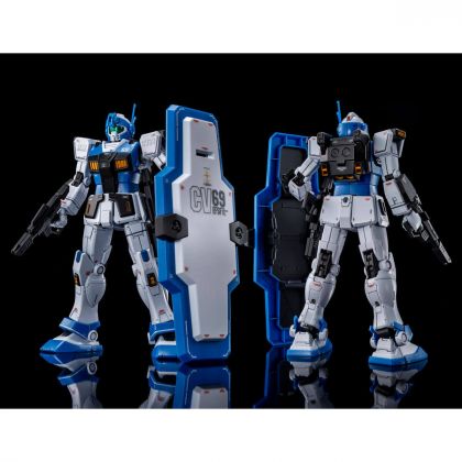BANDAI HG Mobile Suit Gundam THE ORIGIN MSD - High Grade GM GUARD CUSTOM (mit E-2 BEAM SPRAY GUN) Model Kit Figur (Gunpla)