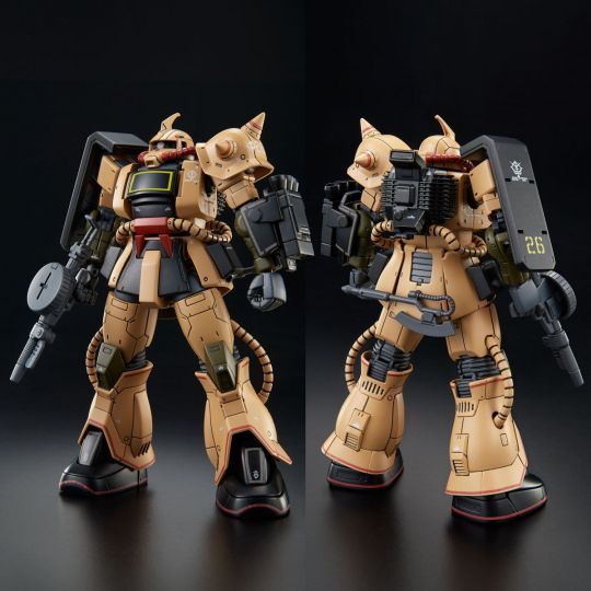 BANDAI HG Mobile Suit Gundam THE ORIGIN MSD - High Grade ZAKU DESSERT TYPE Model Kit Figure (Gunpla)