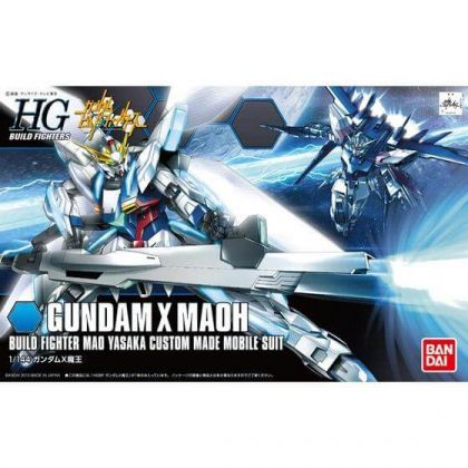 BANDAI HGBF Gundam Build Fighters - High Grade GUNDAM X MAOH Model Kit Figure