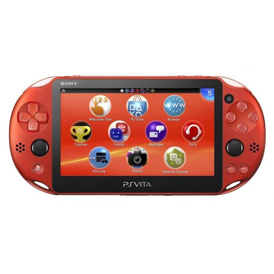 SONY PS VITA METALLIC RED WIFI PCH-2000ZA26 PLAYSTATION JAPANESE