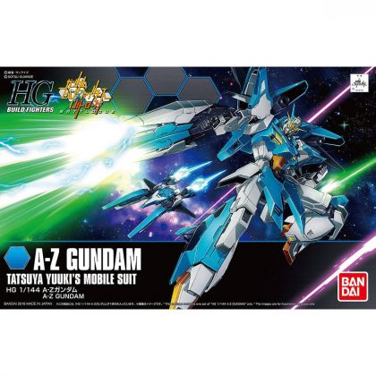 BANDAI HGBF Gundam Build Fighters Batlog - High Grade A-Z GUNDAM Model Kit Figure (Gunpla)