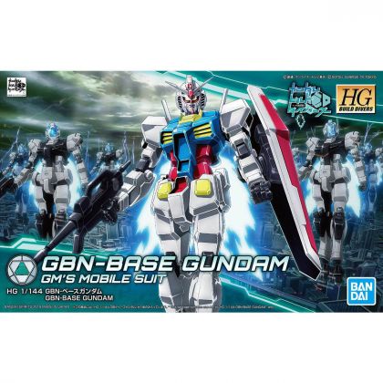 BANDAI HGBD Gundam Build Divers - High Grade GBN - BASE GUNDAM Model Kit Figure (Gunpla)