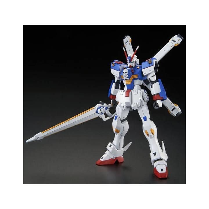 BANDAI HGUC MOBILE SUIT CROSS BONE GUNDAM - High Grade CROSS BONE GUNDAM X3 Model Kit Figure (Gunpla)