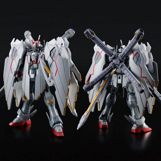 BANDAI HGUC MOBILE SUIT CROSS BONE GUNDAM - High Grade CROSS BONE GUNDAM X-0 FULL CLOTH Model Kit Figure (Gunpla)