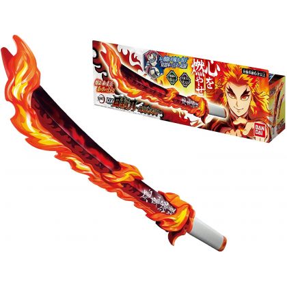 BANDAI Kimetsu no Yaiba (Demon Slayer) DX Rengoku Kyojuro Nichirin Sword