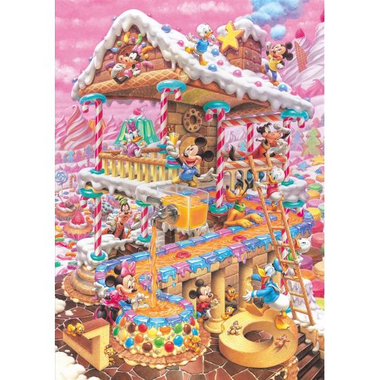 TENYO - DISNEY Mickey & Minnie : La Maison en Pain d'Epices - Jigsaw Puzzle 300 pièces D-300-275