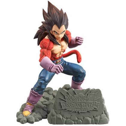 BANDAI Banpresto - DRAGONBALL Z DOKKAN BATTLE 4TH ANNIVERSARY FIGURE - Super Saiyan 4 Vegeta Figure