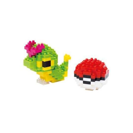 Nanoblock NBPM-010 Pokemon: Caterpie & Monster Ball