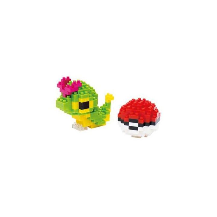 Nanoblock NBPM-010 Pokemon: Caterpie & Monster Ball