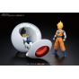 BANDAI DRAGON BALL Z PLASTIC MODEL KIT SAIYAN SPACE POD  WITH VEGETA  DBZ