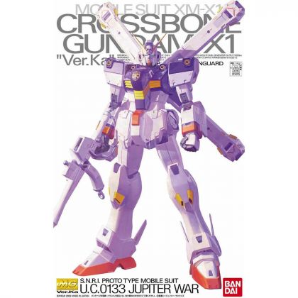 BANDAI MG Mobile Suit CROSS BONE GUNDAM - Master Grade CROSS BONE GUNDAM X-1 Ver.Ka Model Kit Figure (Gunpla)