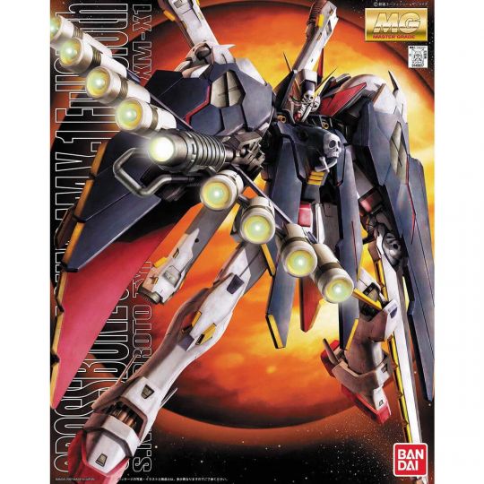 BANDAI MG Mobile Suit CROSS BONE GUNDAM - Master Grade CROSS BONE GUNDAM X-1 FULL CLOTH Model Kit Figure (Gunpla)