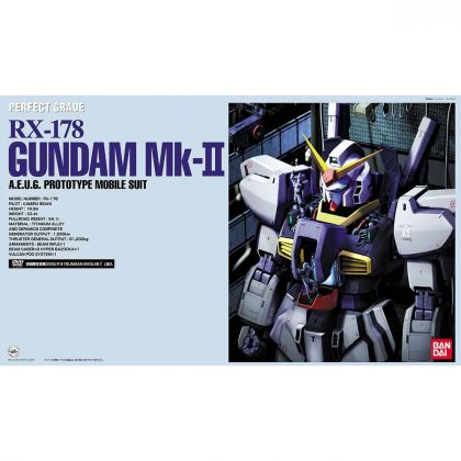 BANDAI PG Mobile Suit Z Gundam - Perfect Grade GUNDAM Mk-II (A.E.U.G) Model Kit Figure (Gunpla)