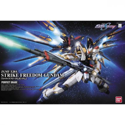 BANDAI PG Mobile Suit Gundam SEED DESTINY - Perfect Grade STRIKE FREEDOM GUNDAM Model Kit Figur (Gunpla)