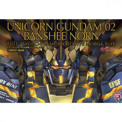 BANDAI PG Mobile Suit Gundam UC - Perfect Grade UNICORN GUNDAM 02 BANSHEE NORN Model Kit Figure (Gunpla)