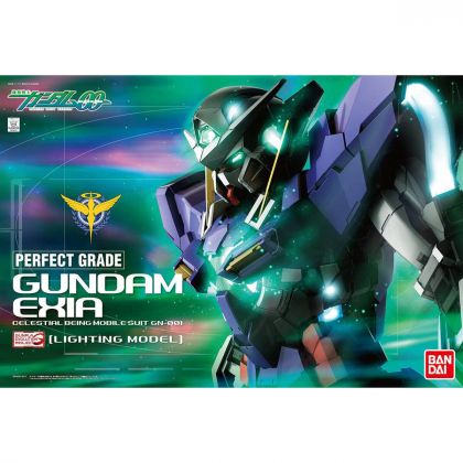 BANDAI PG Mobile Suit Gundam 00 - Perfect Grade GUNDAM EXIA (LIGHTING MODEL) Model Kit Figure (Gunpla)