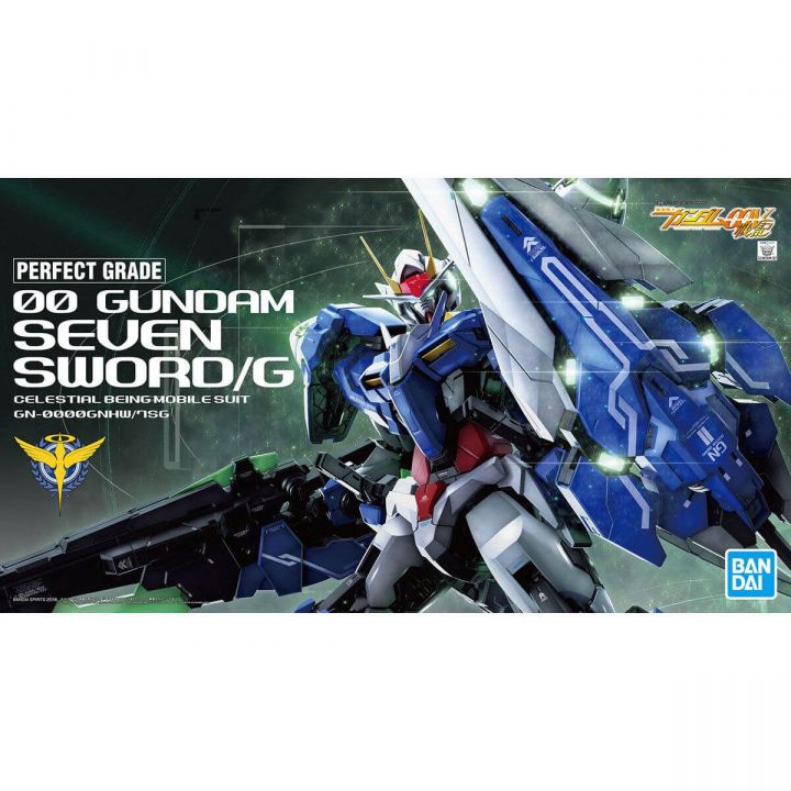 BANDAI PG Mobile Suit Gundam 00 - Perfect Grade 00 GUNDAM SEVEN SWORD/G Model Kit Figure (Gunpla)